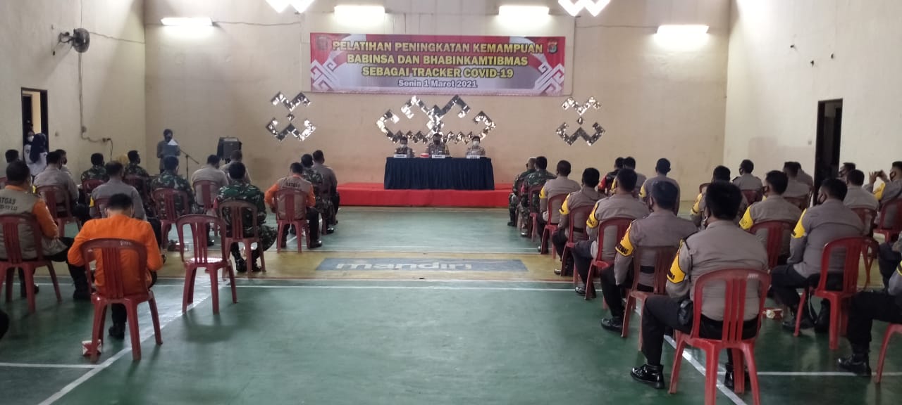 Kapolres Lampung Utara buka pelatihan Tracer Covid-19 kepada Bhabinkamtibmas dan Babinsa