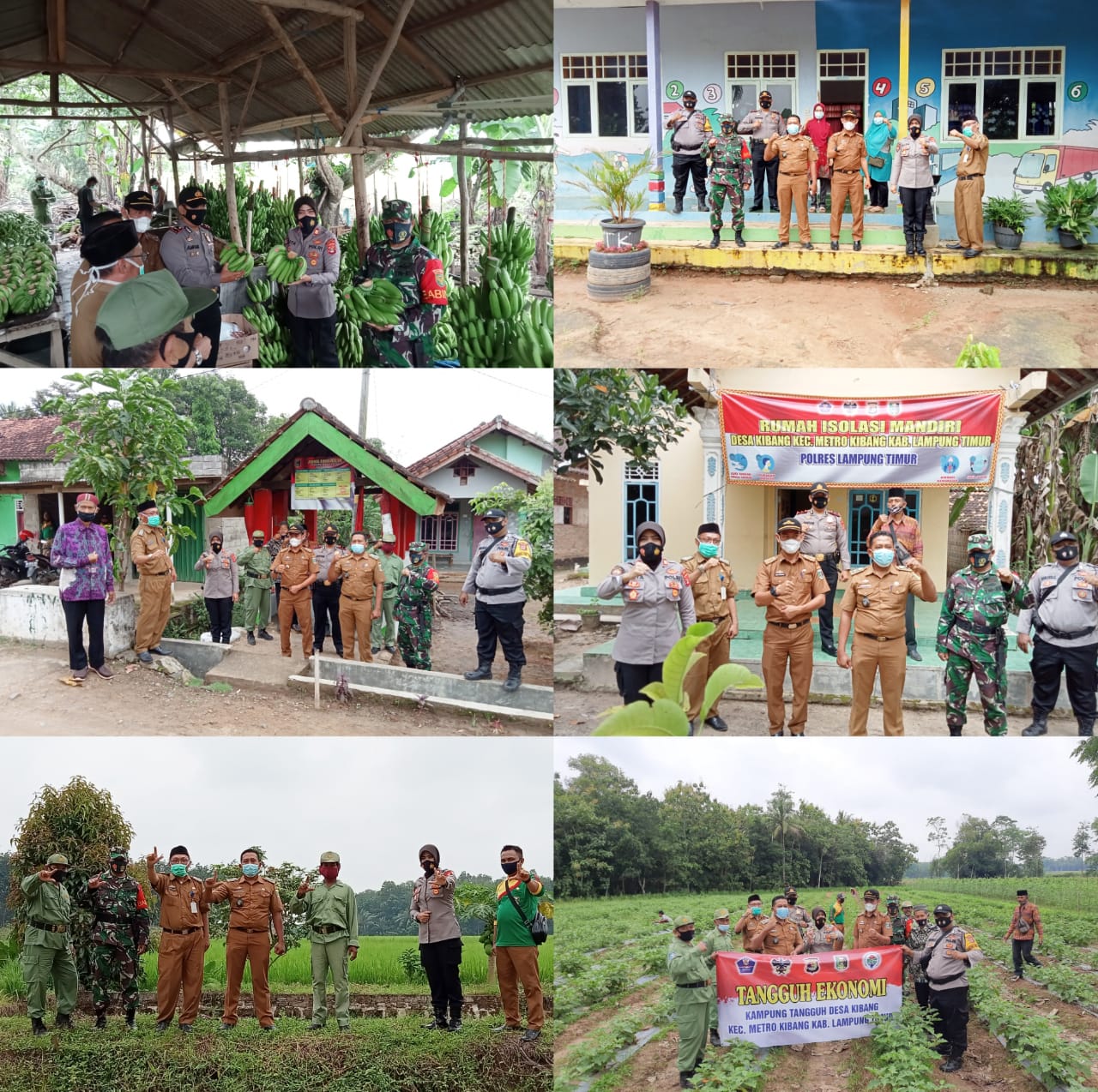 Desa Kibang Launching Kampung Tangguh Nusantara Cegah Covid-19.