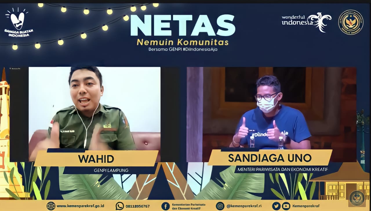 Menparekraf RI akan Jadwalkan Pertemuan dengan GenPi Provinsi Lampung