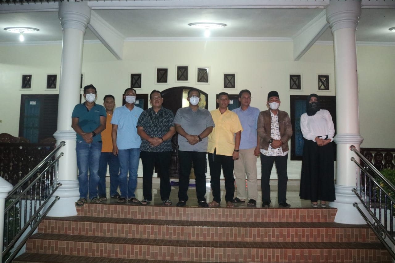 Kapolres Lamtim AKBP Zaky Alkazar Nasution silaturahmi ke rumah dinas wakil bupati