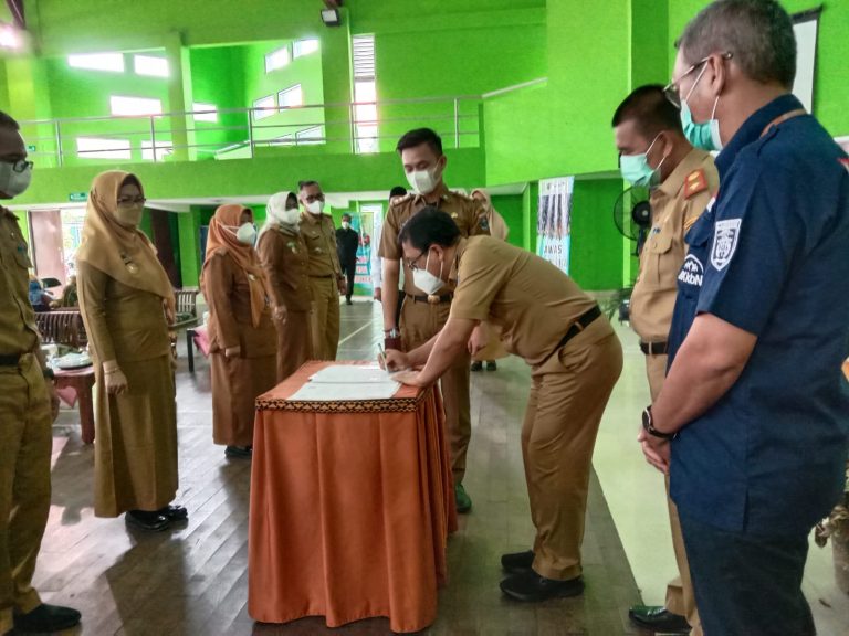 Penandatangan Perjanjian Kerjasama dan Sosialisasi Sekolah Siaga Kependudukan (SSK) Kota Metro Tahun 2021