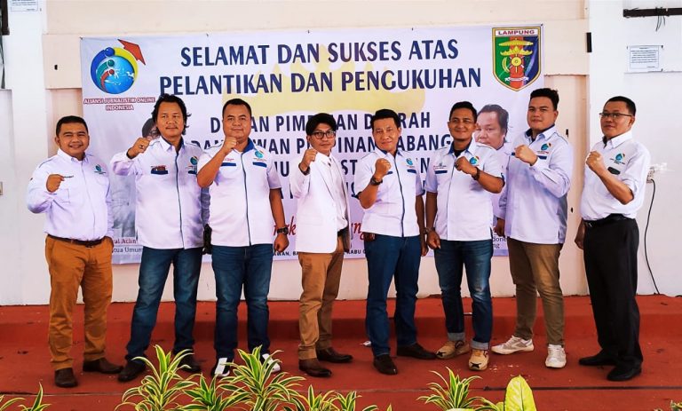 Pelantikan dan Pengukuhan DPD AJOI dan Seluruh DPC AJOI Se-Provinsi Lampung