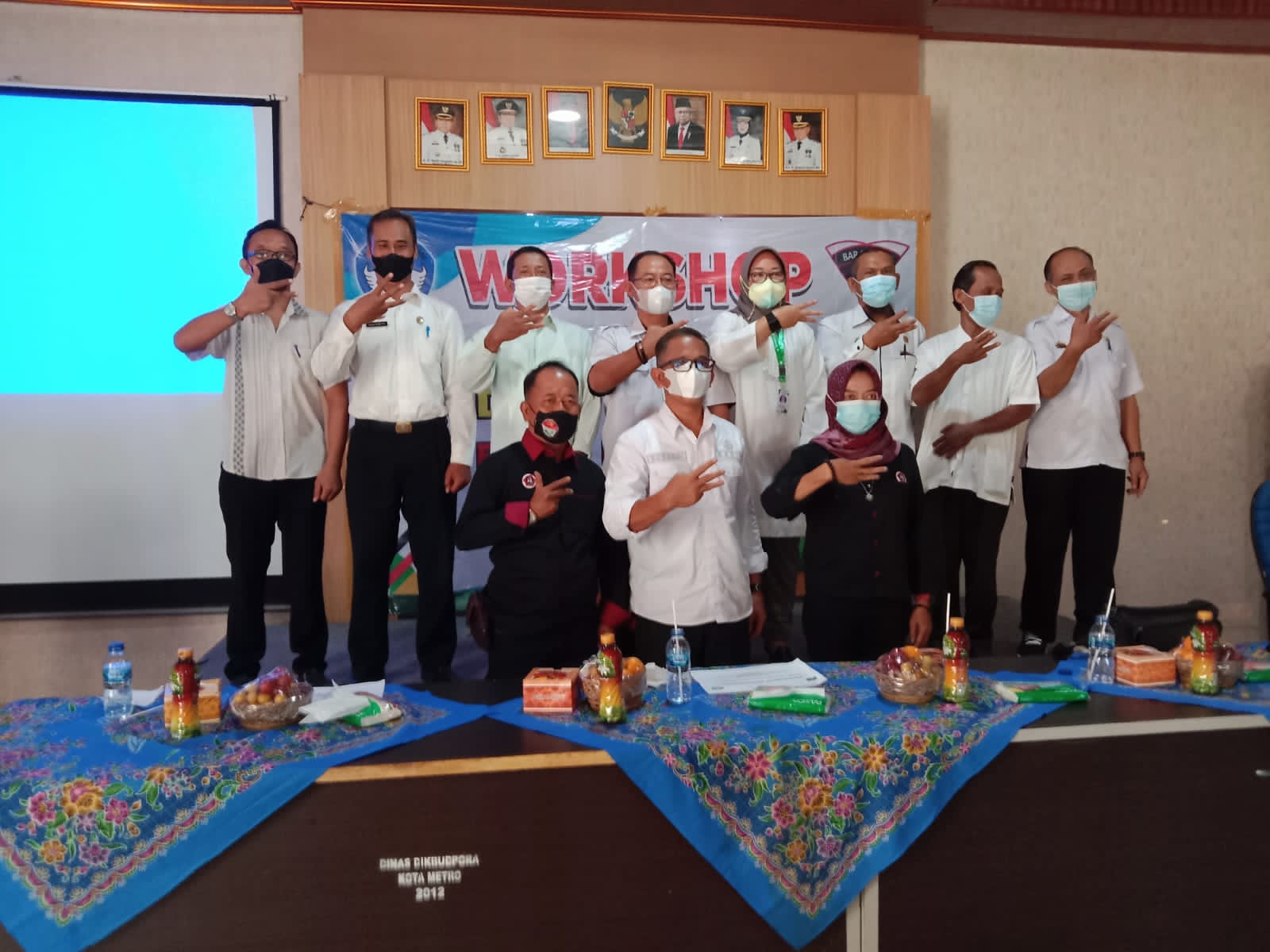 DPD Barak NKRI Kota Metro menggelar Workshop Bertema "Bangkit Lawan Korupsi di Dunia Pendidikan"