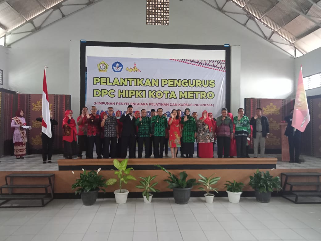 Walikota Metro Hadiri Penyelenggara Pelatihan dan Kursus Indonesia (HIPKI)