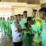 Bupati Lampung Timur Melepas Tim Sepak Bola Persilamtim U-17 mewakili Provinsi Lampung